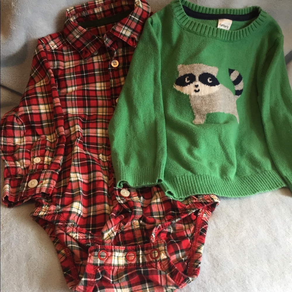 Carters shirt & sweater